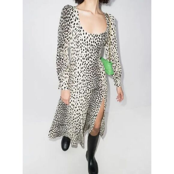 Reformation Alessi Cheetah Print Midi Dress - Picture 14 of 14